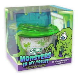 Slimy Monsters In My Toilet - green